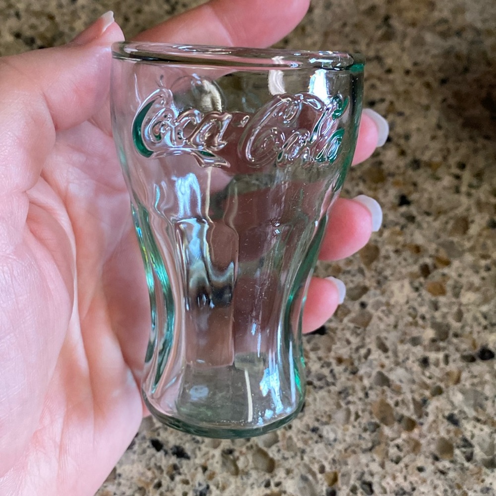Mini Coca Cola shot glass